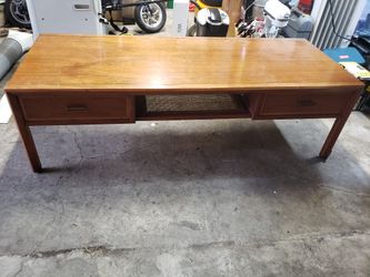 Solid wood coffee table