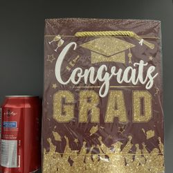 12 Graduation Gift Bags With Tissue Paper 