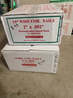 Siding coil nails