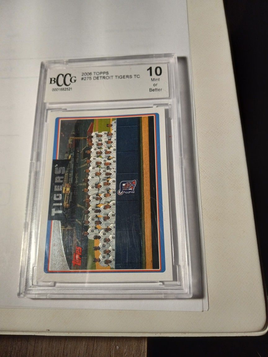 2006 Topps Team Card Detroit Tigers