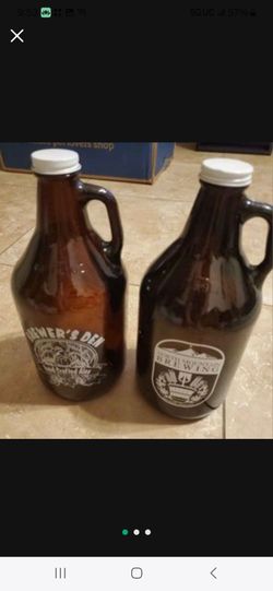 Brewer's Den North Mountain Brewing Growlers x 2