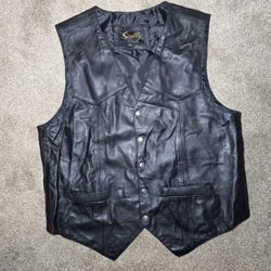 Men's Size:Medium Scully Leather Vest