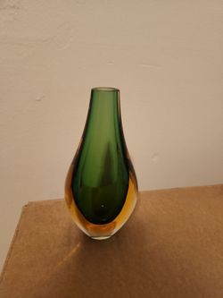 Sommerso Art Glass Teardrop Vase !!!