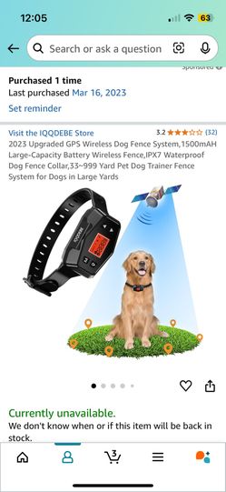 GPS Electric Fence Training Collar For Dog 
