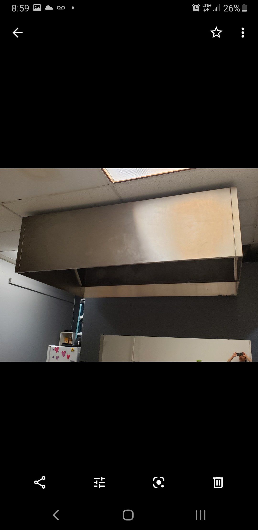 Commercial kitchen air vent