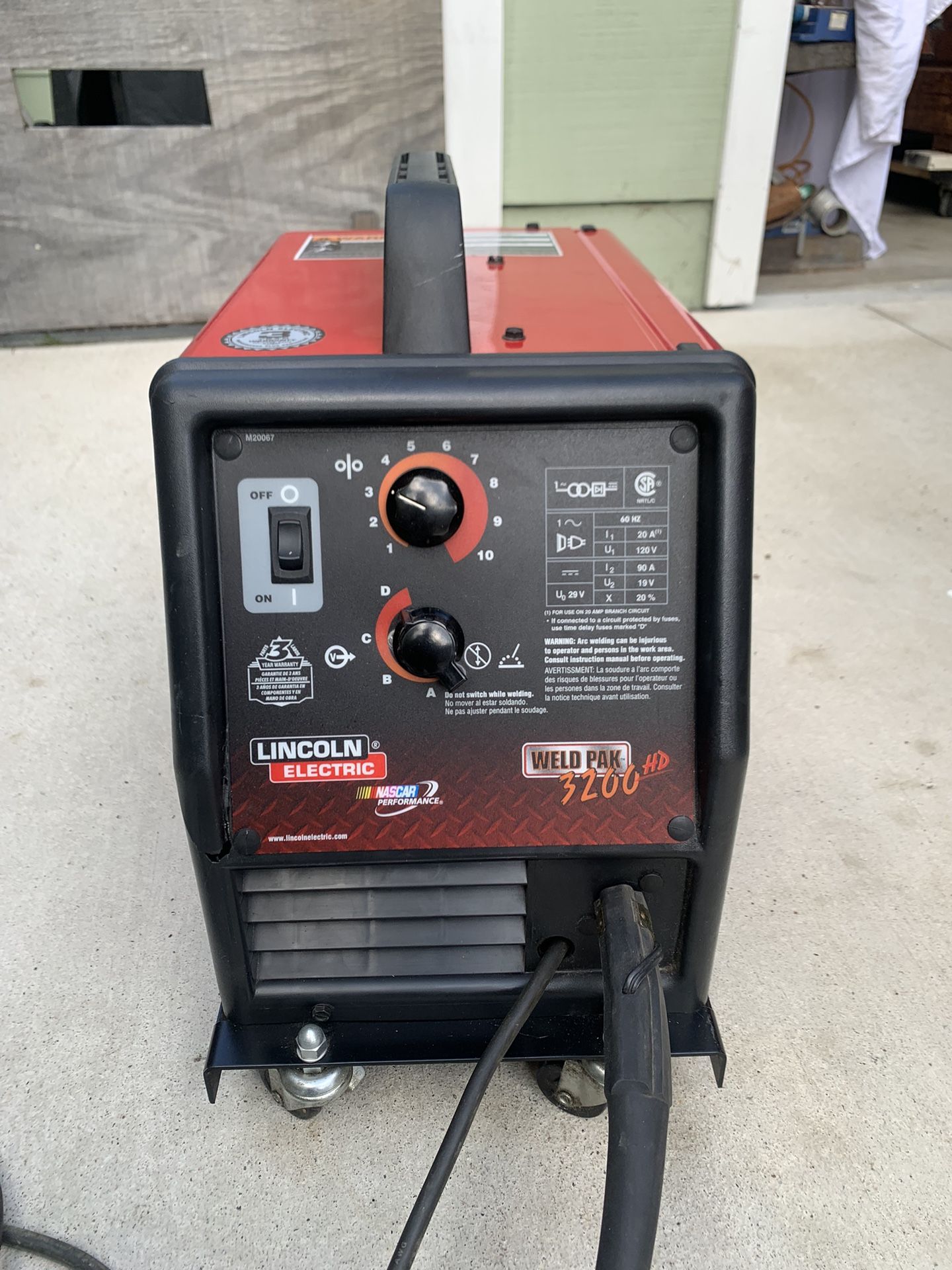 Lincoln 3200 Hd Mig Welder for Sale in San Clemente,