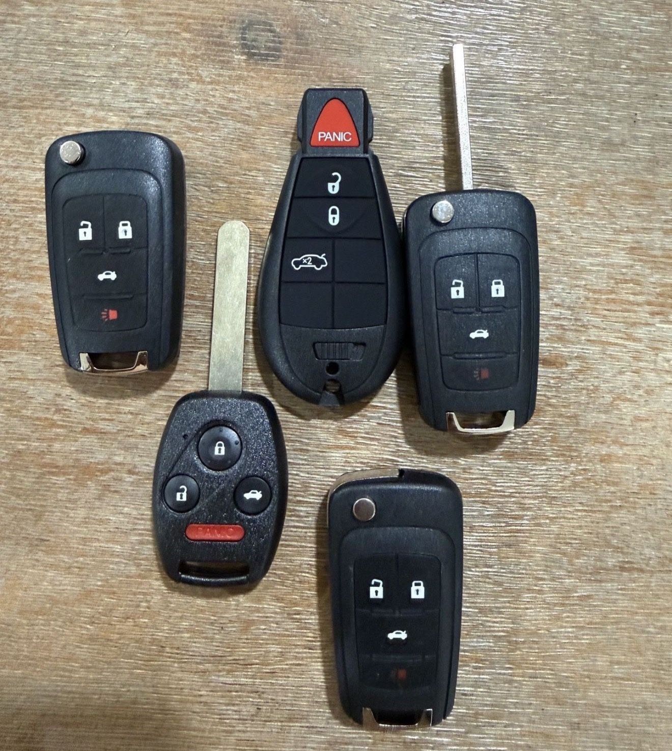 Keys And Remotes Cut And Programmed On Site Chevy Toyota Honda Dodge Jeep Chrysler Ford Lincoln Nissan Infiniti