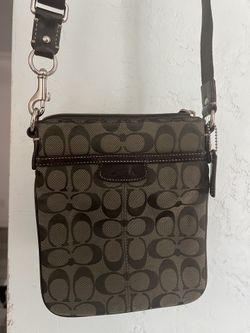 Green Coach Crossbody Purse