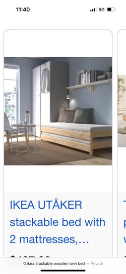 IKEA Utaker stackable bed