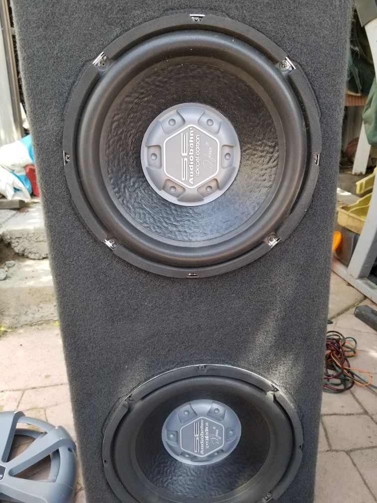 Audiobahn special edition 12 inch subwoofers