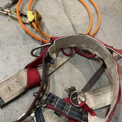Arborist Belt And Climbing Lanyard 