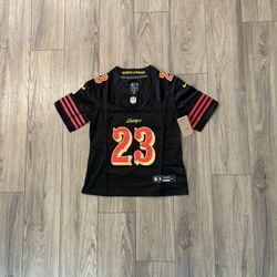 Women’s San Francisco 49ers Rivalry Christian Mccaffrey Stitched Jersey, S To 2xl