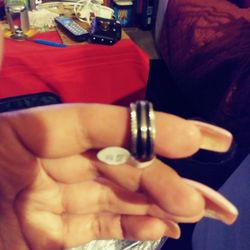 Mens twist stainless steel bands