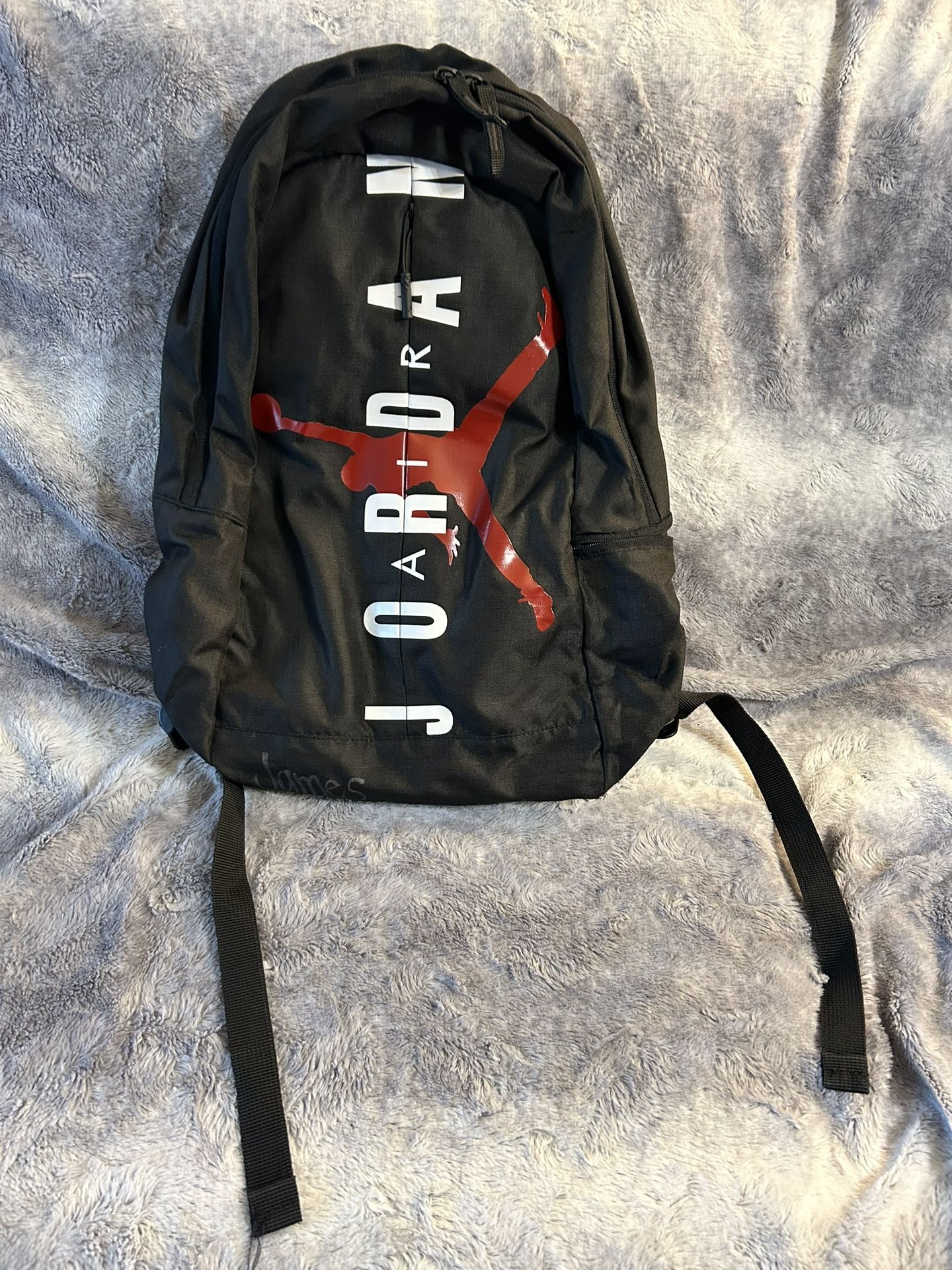 Nike Air Jordan Split Pack Backpack Black Euc