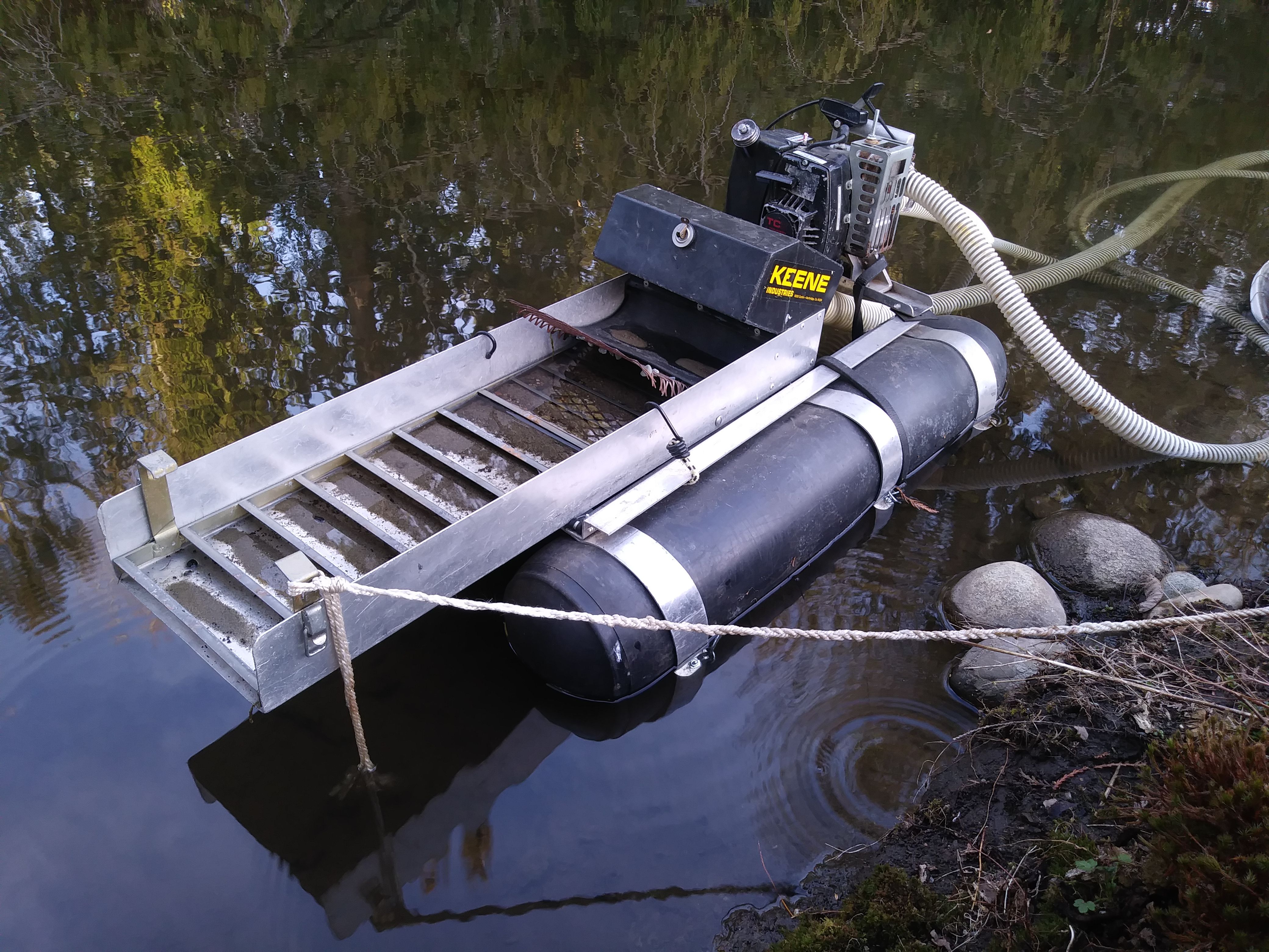 Keene gold Backpack dredge 2", 2 inch, 2inch back pack for Sale in