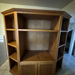 Custom Wooden Entertainment Center