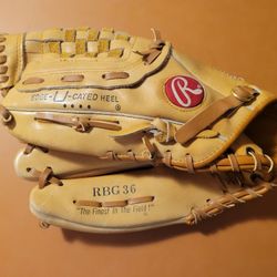 VTG Rawlings 12.5" Baseball Glove Ken Griffey Jr RBG36 LHT FastBack Leather