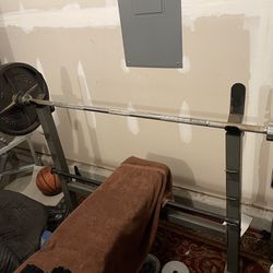weight set and plates with it 