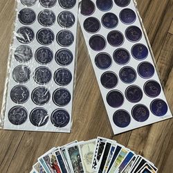 NIP Lot of Horoscope and Tarot Card Stickers