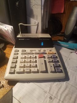 Sharp calculator