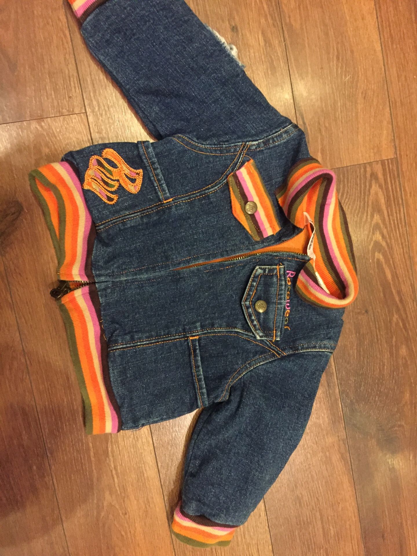 Super cool Rocawear denim jean jacket for baby