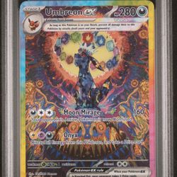 PRISMATIC EVOLUTIONS 161 UMBREON EX PSA 10