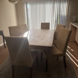 Dining Table With Six Chairs