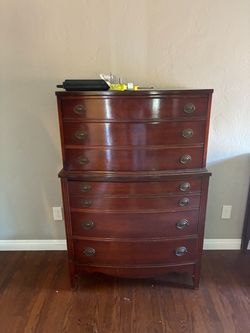 Antique Real Wood Dresser Set