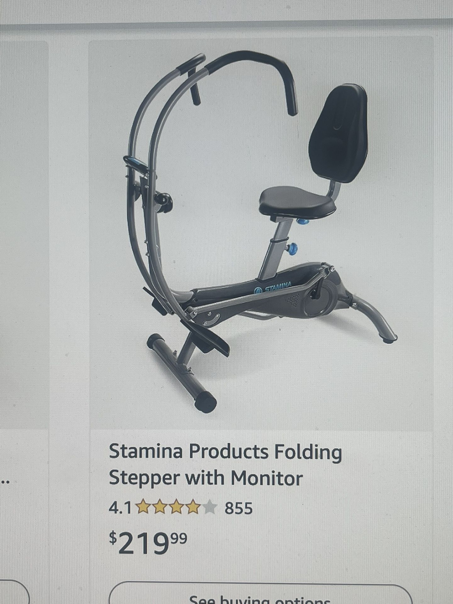 Stamina Recumbent Stepper