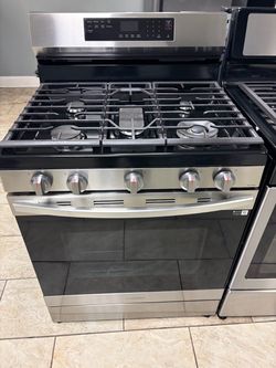 Samsung gas range 30” stainless steel