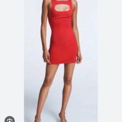Mini Red Dress, Perfect For Reunions With Friends