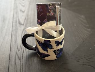 Pretty Mug With Notebook And Pen