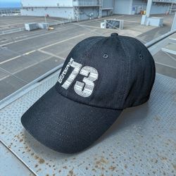 US Navy Unisex CVN-73 George Washington Black Embroidered Patch Cap Hat Sz OZ