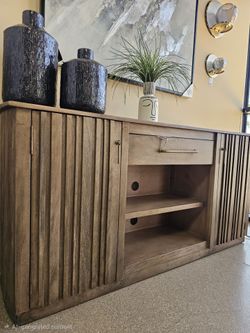 New Solid Mango Wood tv stand