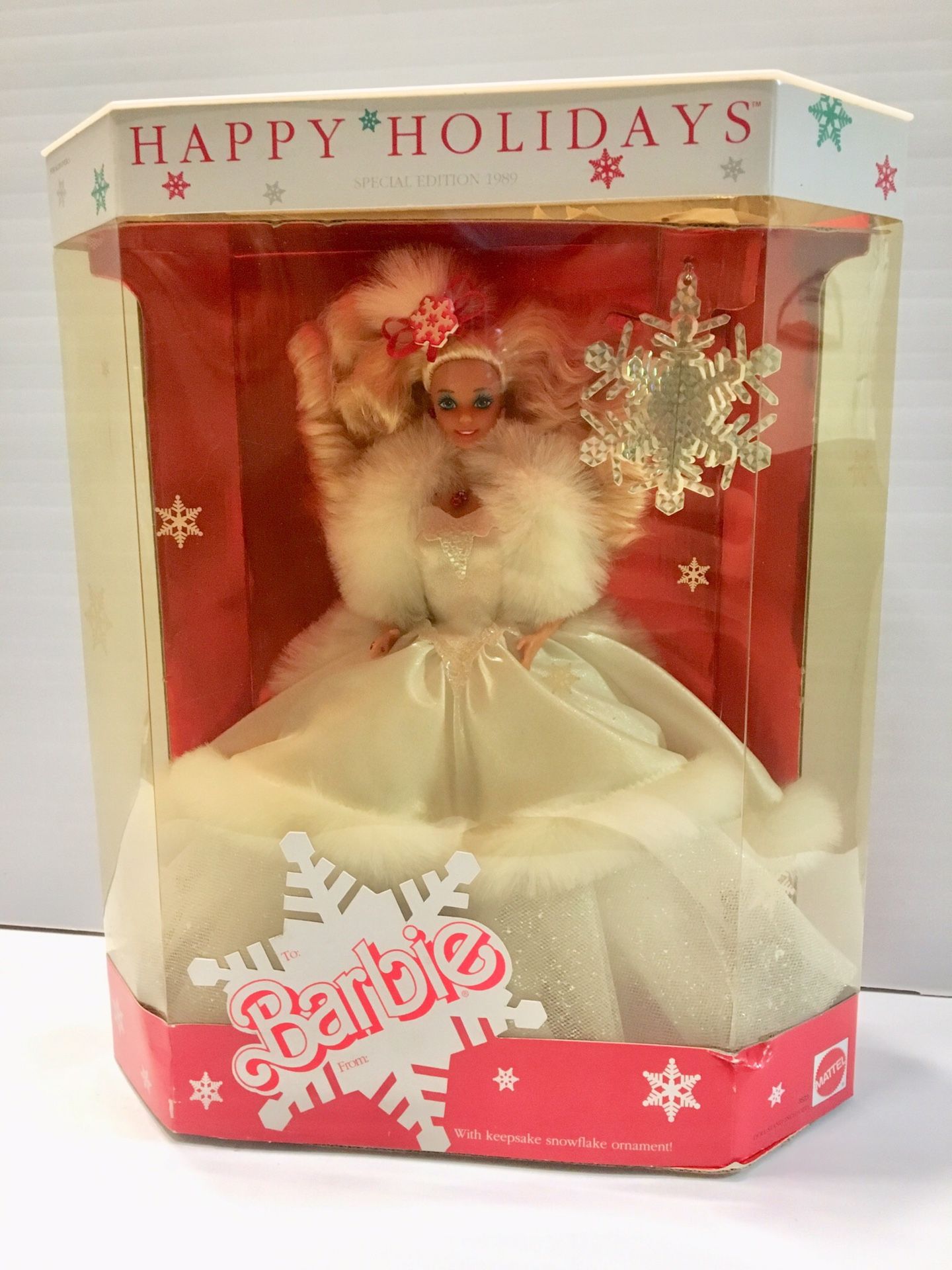1989 Happy Holidays Barbie - NEW IN BOX