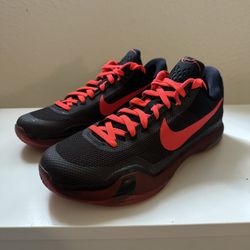 Like New Nike Air Zoom Kobe X 10 Crimson Sz 10.5 Jordan I Iv