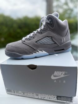 Jordan 5 Wolf Grey GS size 6.5Y