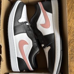 Nike Jordan 1 Low - Size 10 - Black Rust Pink