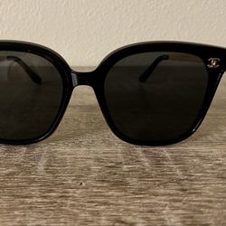 Oversized Black Sunglasses 