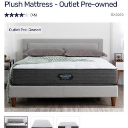 Beautyrest Pressure Smart 12.25” Plush Matress Paid Over $2000