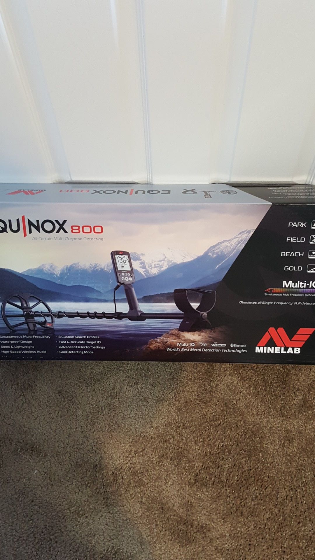 Minelab equinox 800 metal detector