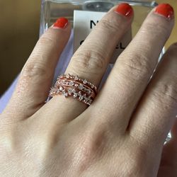 14k Rose gold Ring Bundle Size 6 