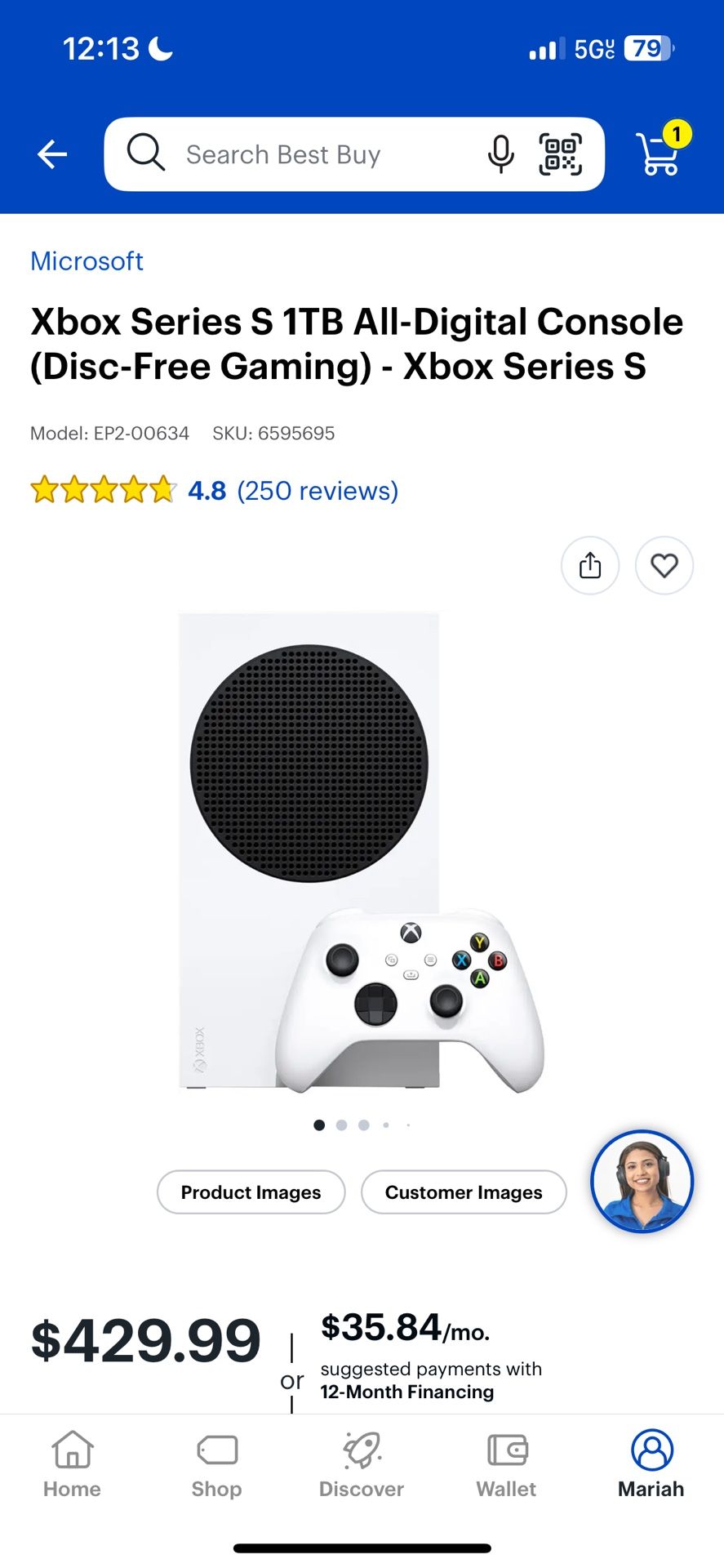 Xbox Series S 1TB Digital