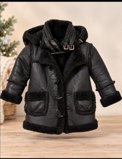 Dakoma Outerwear Black Toddler Hooded Coat  Size 3T