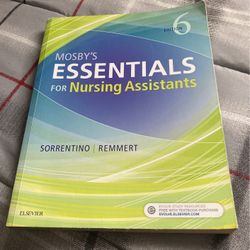 Mosby’s Essentials For Nursing Assistants