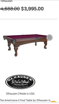 Pooltable Olhausen 7ft