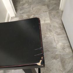 Set Of Stool Wood Black 2