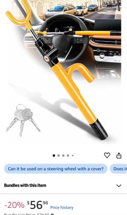 Tevlaphee steering wheel lock