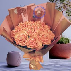 Bouquet De 12 Rosas Eternas