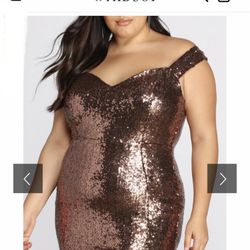 Windsor Copper 2x Prom Dress